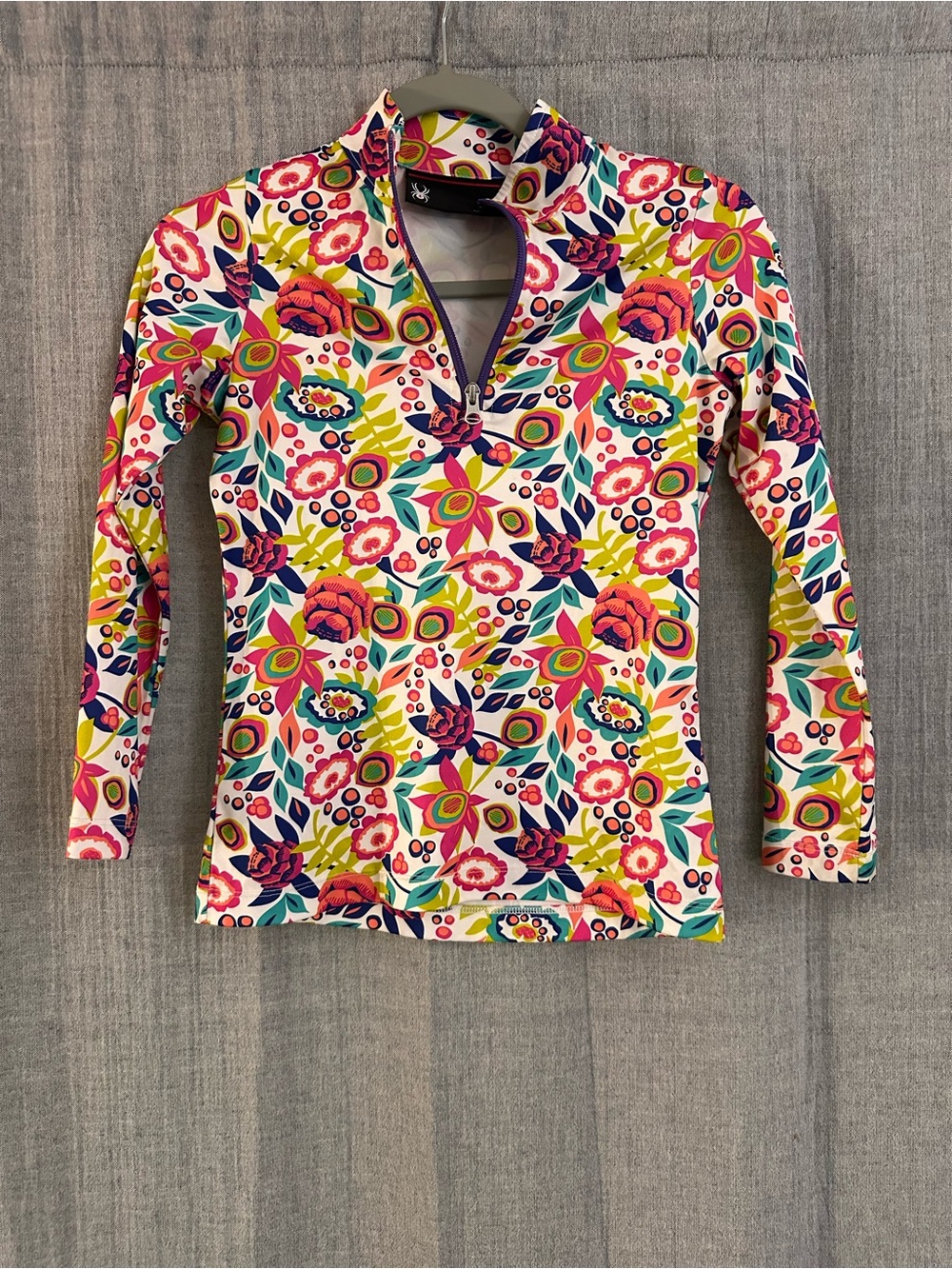 Spyder Floral Half-Zip Pullover